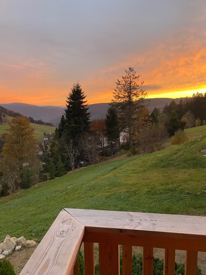Sonnenuntergang über dem Schwarzwald